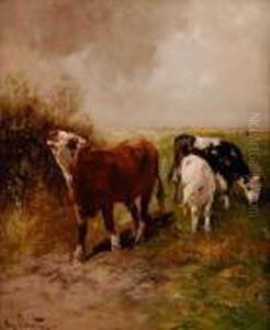 Vaches Au Paturage by Henry Schouten
