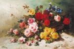 Stilleven Met Rozen by Henry Schouten