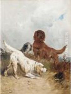 Setters On The Scent by Henry Schouten
