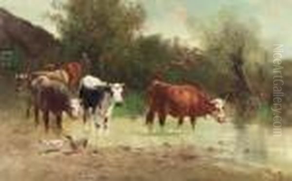 Watering Cows - view 1