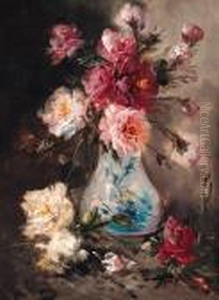 Roses In A Vase - view 1