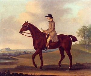 A Horseman In A Landscape by Francis Sartorius