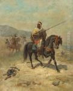 An Arab Raiding Party by Adolf Schreyer