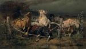 Fleeing Wallachian Horses