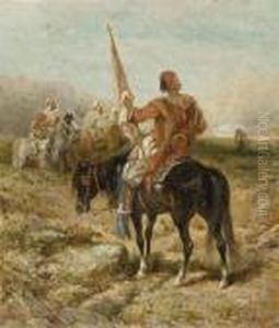 The Standard Bearer by Adolf Schreyer