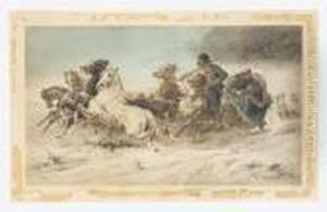 Courrier Imperial (siberie) by Adolf Schreyer