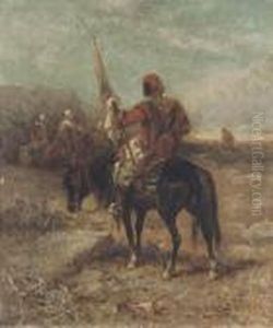 The Standard Bearer by Adolf Schreyer