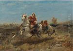 The Chase by Adolf Schreyer