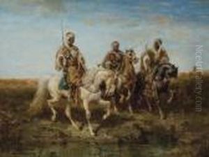Cavaliers by Adolf Schreyer