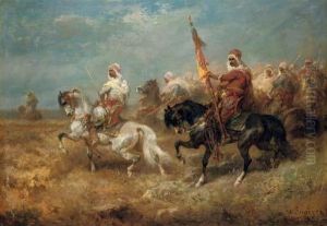 Arab Warriors On Horseback Arab Warriors On Horseback