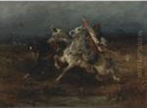 Night Raid by Adolf Schreyer