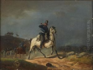 Battle by Adolf Schreyer