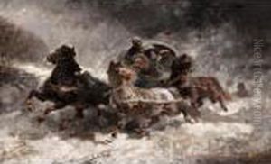 The Chase by Adolf Schreyer