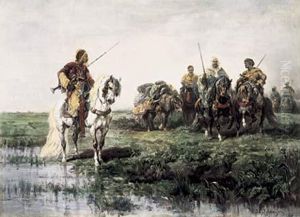 Cheik Arabe En Voyage, 1879.