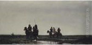 Cossacks In A Landscape
