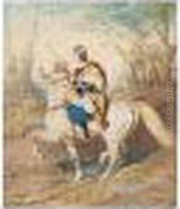 Arabian Horseman by Adolf Schreyer