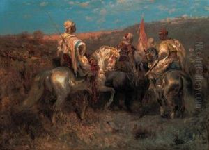 The Return Of The Pasha by Adolf Schreyer