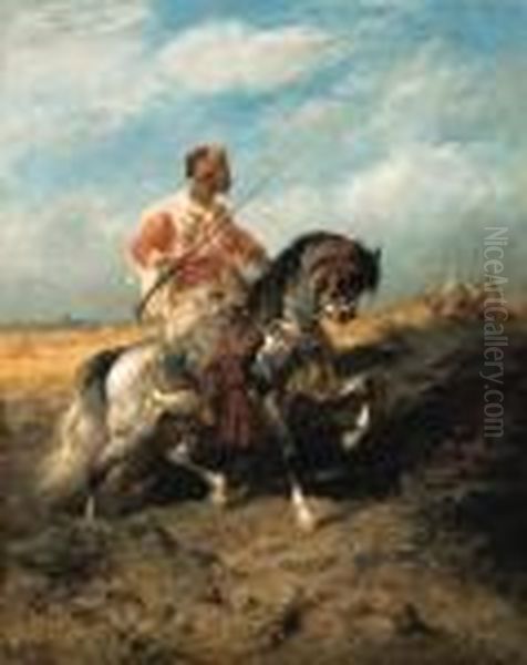 An Arab Horseman - view 1