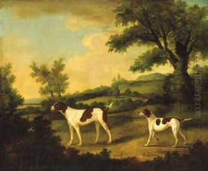 Two Pointers in a landscape by Francis Sartorius