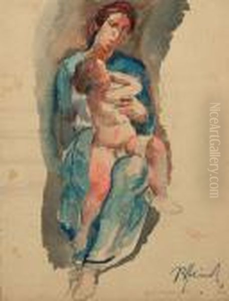 Mutter Mit Saugling - view 1
