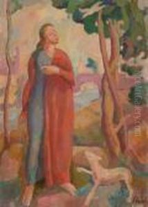 Biblische Szene by Johann Robert Schuerch
