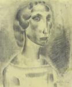 Madchenkopf by Johann Robert Schuerch