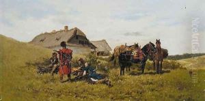 Resting Cossacks by Wladyslaw Szerner
