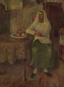 Frau Am Tisch Frau Am Tisch