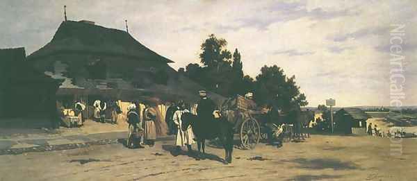 In front of the Cracovian inn - view 1