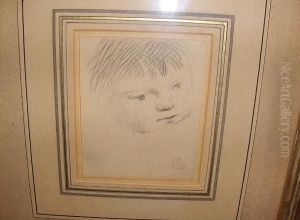 Portrait Sketch Of A Child by Claude Emile Schuffenecker