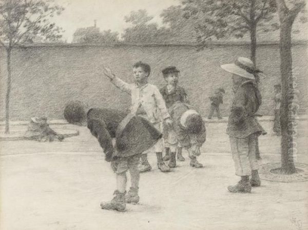 Enfants Jouant - view 1