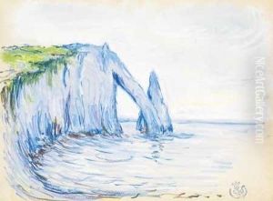 Les Falaises D'aval, Etretat by Claude Emile Schuffenecker