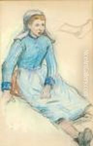La Jeune Femme Bretonne by Claude Emile Schuffenecker