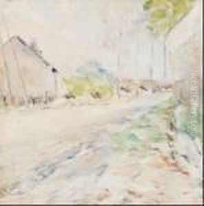 Chaumieres Au Bord Du Chemin by Claude Emile Schuffenecker
