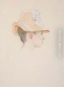 Femme Au Chapeau by Claude Emile Schuffenecker