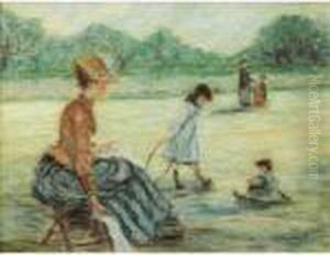 Etude Pour Le Square (jardin Du Luxembourg) by Claude Emile Schuffenecker