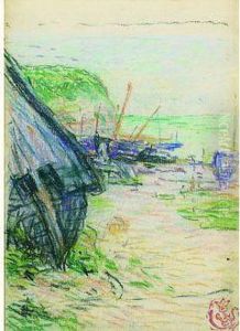 Une Vue D'etretat by Claude Emile Schuffenecker