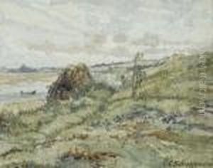 Seelandschaft Mit Fischerhutte.