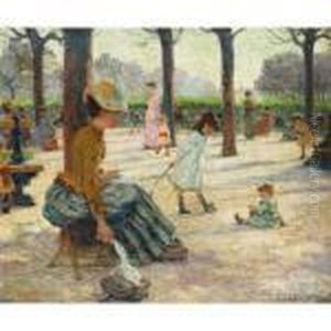 Le Square Au Luxembourg by Claude Emile Schuffenecker