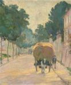La Charrette De Foin by Claude Emile Schuffenecker