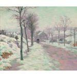 La Route Sous La Neige by Claude Emile Schuffenecker