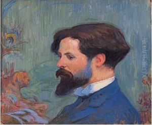 Portrait D'homme, Circa 1895 by Claude Emile Schuffenecker