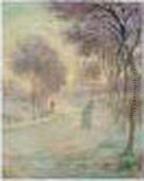 Paysage De Neige En Ile-de-france, Circa 1886 - view 1
