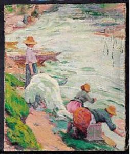 Les Lavandieres, Circa 1888