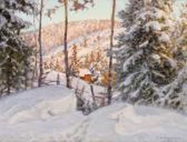 Vinterafton I Filipstads Bergslag - view 1