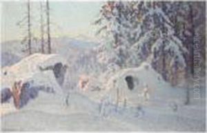 Insnonad Kolbotten (snowed-in, Kolbotten) by Anshelm Schultzberg