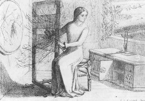 The Lady of Shalott by Elizabeth Eleanor Siddal