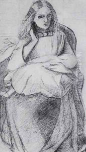 Portrait of the Artist's Sister, Clara Siddall by Elizabeth Eleanor Siddal