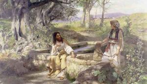 Christ and the Woman of Samaria, 1890
