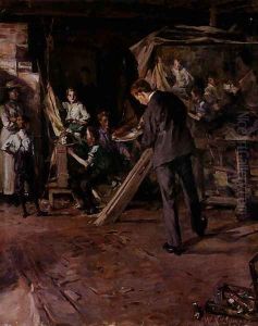The Artist's Studio by William Christian Symons
